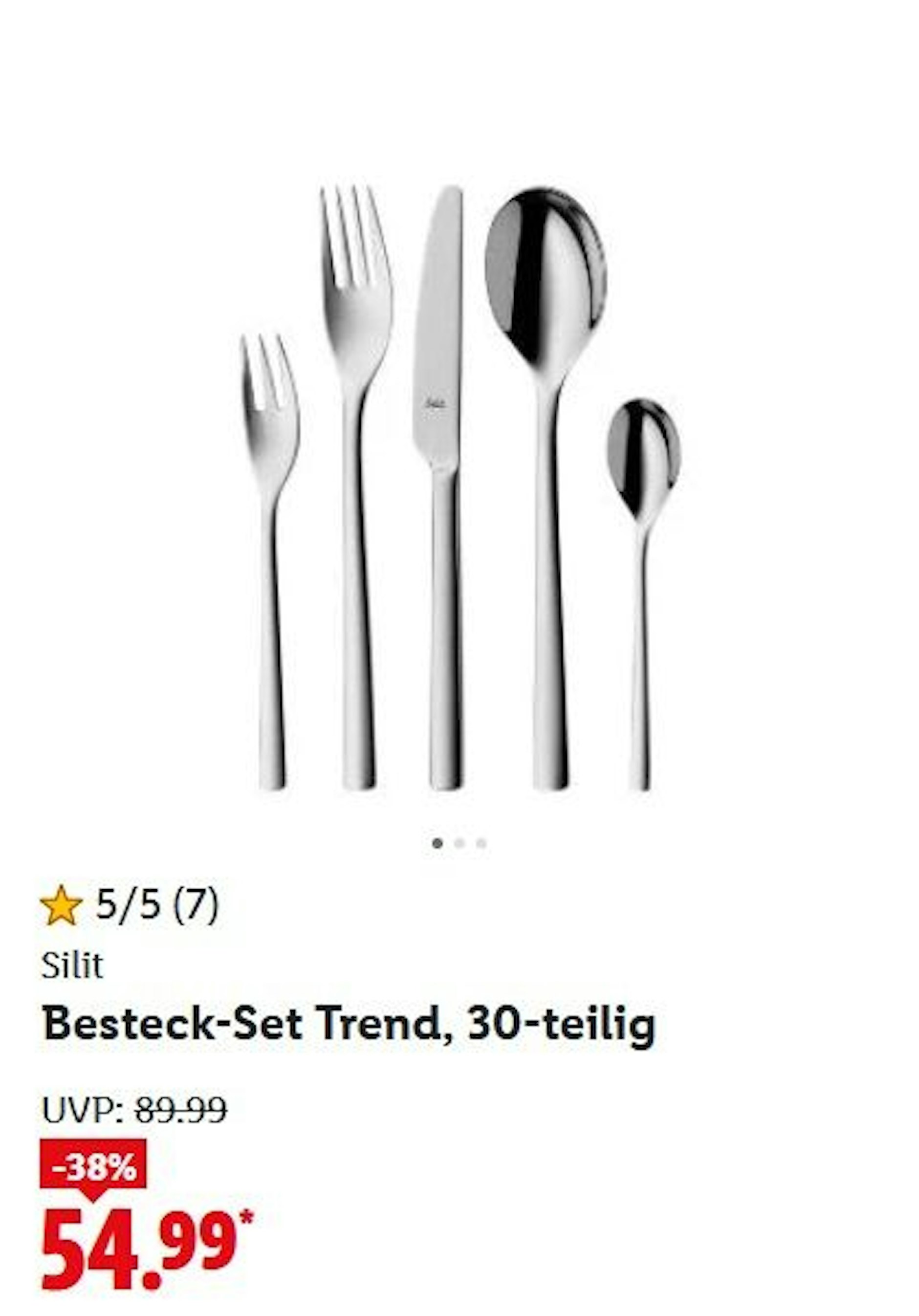 silit Besteck-Set Trend, 30-teilig