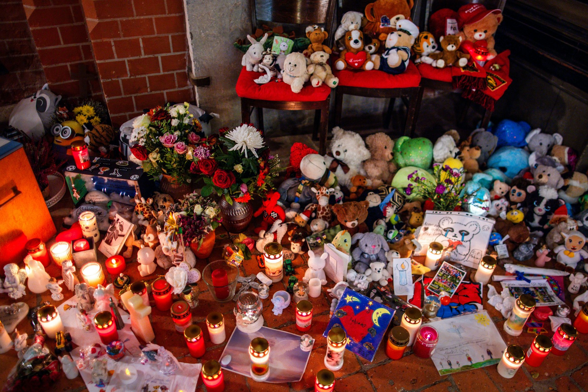 So trauerten die Menschen im Oktober um den ermordeten Fabian in Güstrow.