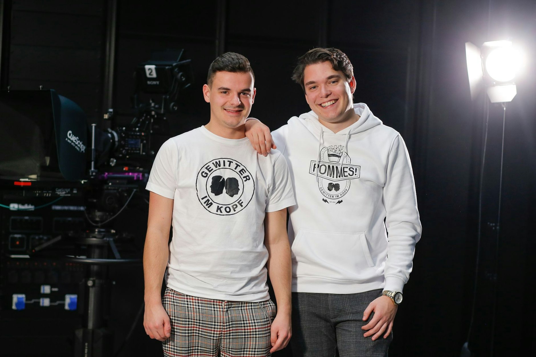 Jan Zimmermann (l.) und Tim Lehmann haben für YouTube zusammen Videos produziert.