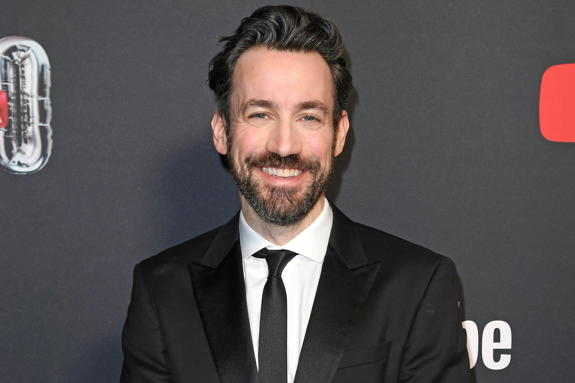 Jan Koeppen auf dem Roten Teppich der YouTube-Awards.