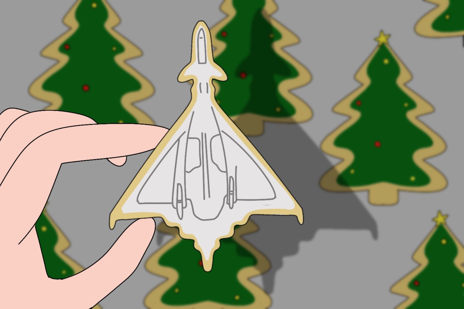 Image - Kampfjet-Plätzchen zu Weihnachten: Wie der Krieg Kindern jetzt als Süßigkeit serviert wird