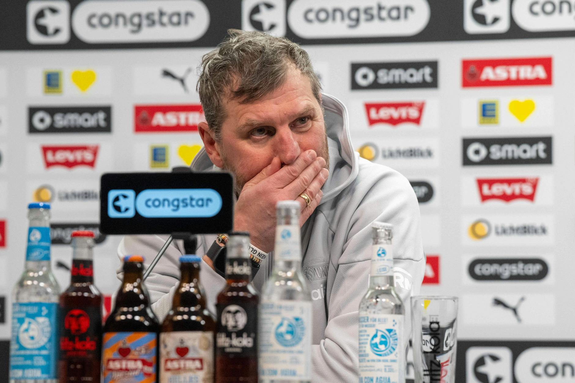 Union-Trainer Steffen Baumgart warnt vor dem Heimspiel gegen Heidenheim.