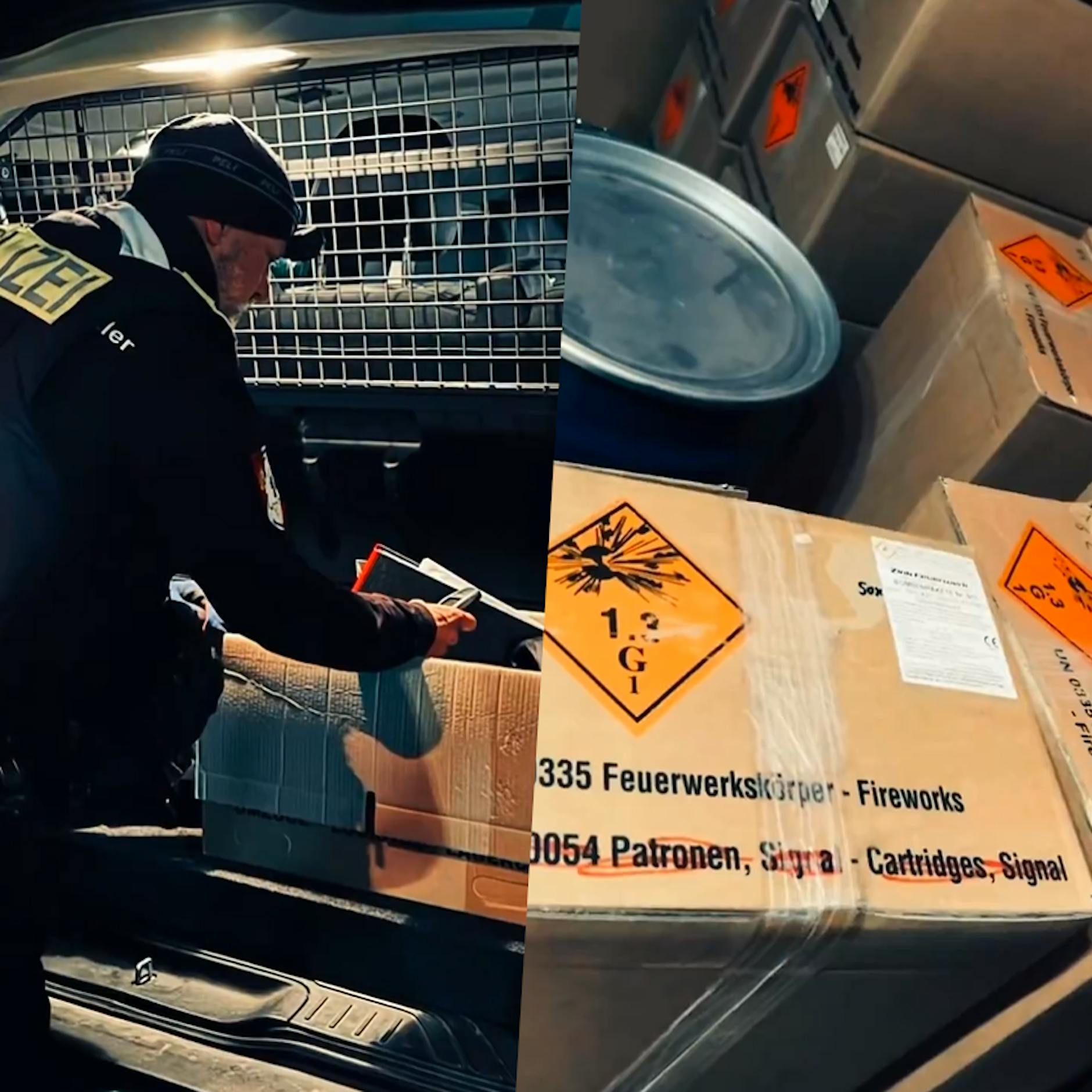 Razzia, 1,2 Tonnen Sprengstoff gefunden! Polizei nimmt Böller-Mafia hoch