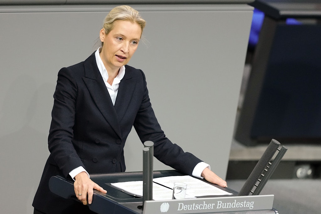 Generaldebatte im Bundestag zum Haushalt: Alice Weidel fordert Verbot der Antifa