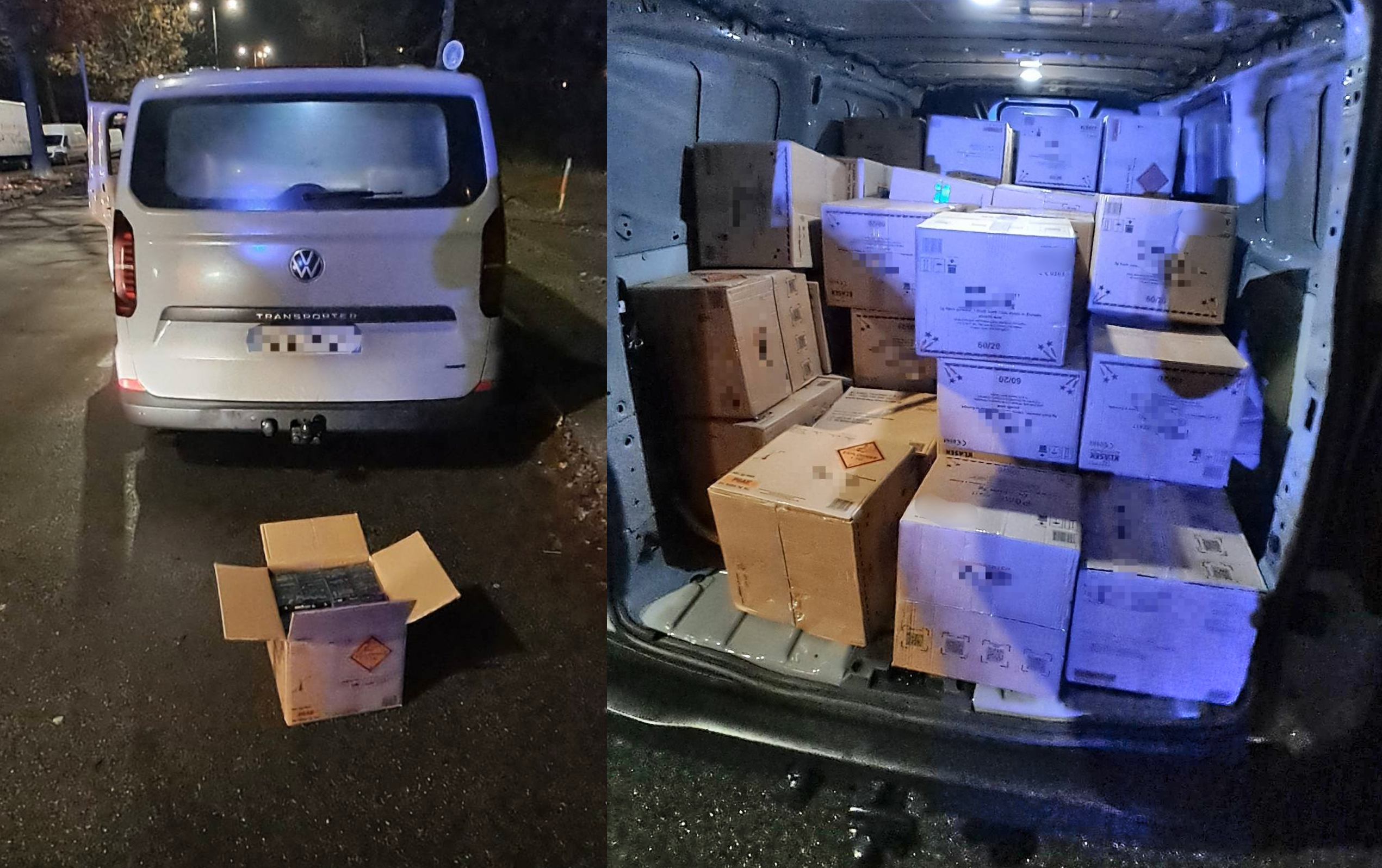 Illegale Feuerwerkskörper: Polizei erwischt Transporter mit 1,3 Tonnen!