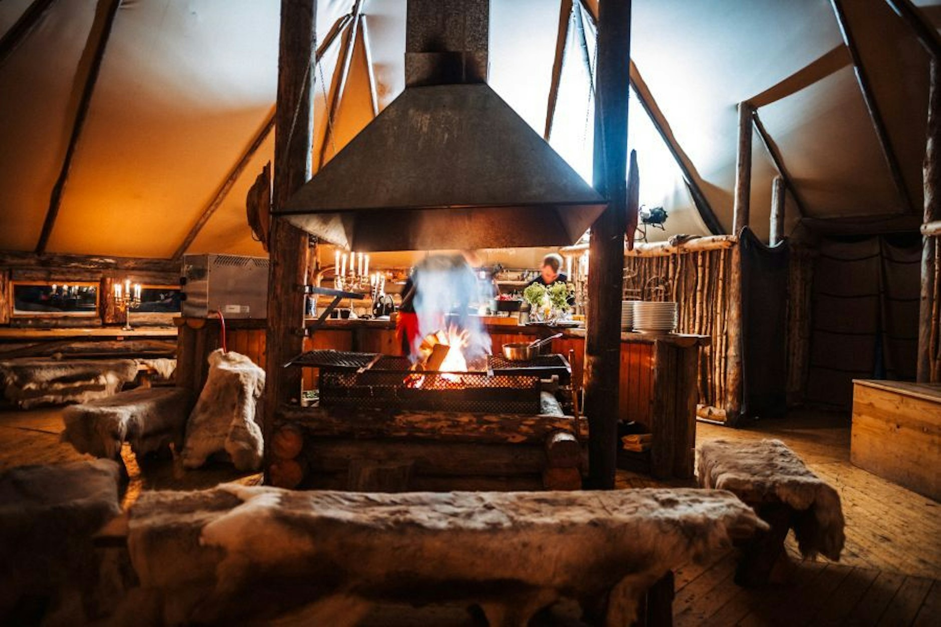 Dinner Location Akka Kota Arvidsjaur