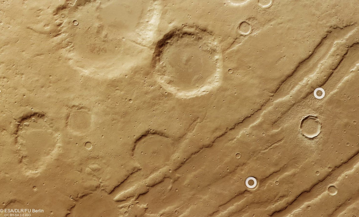 ESA: Neue Mars-Bilder enthüllen Spuren einer Eiszeit