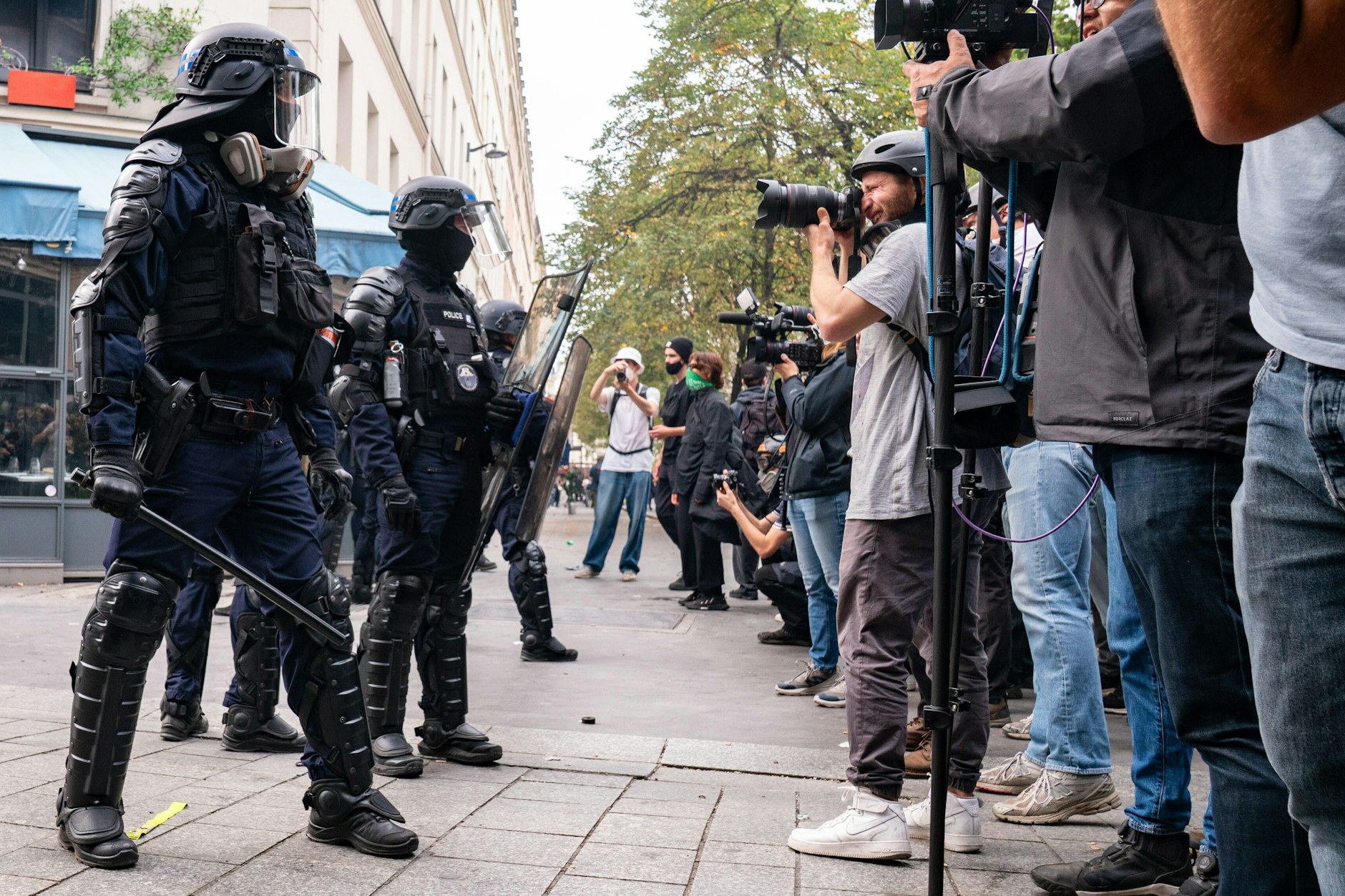 In Frankreich werden Journalisten regelmäßig Opfer von Polizeigewalt.