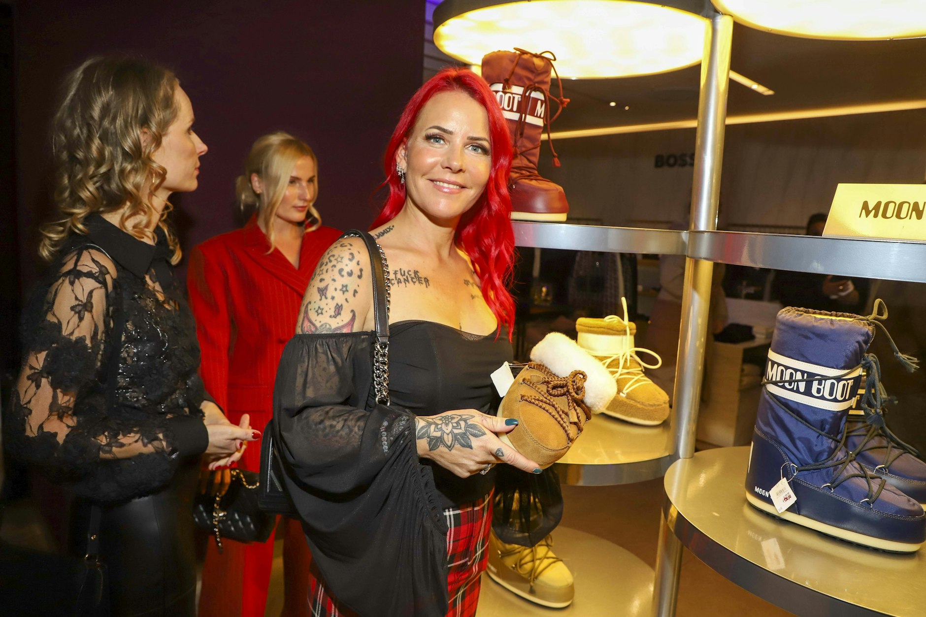 Dana Diekmeier zu Gast bei der Christmas Shopping Night. 