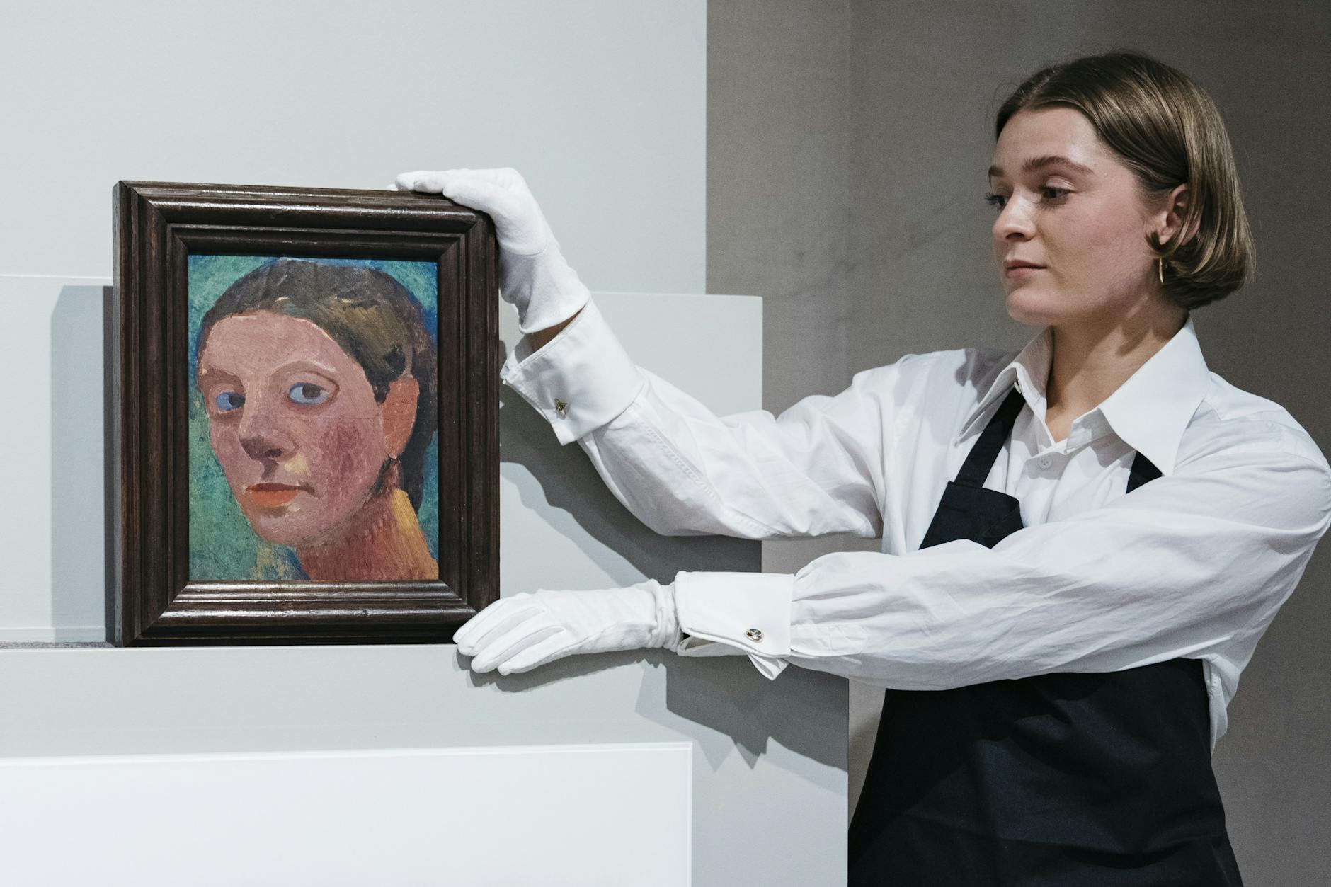 Für das Selbstbildnis von Paula Modersohn-Becker zahlte ein Sammler fast 1,3 Millionen Euro.