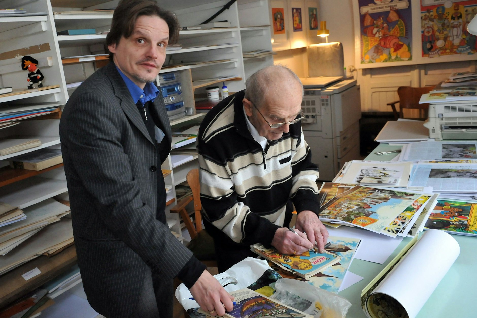 Im Dezember 2010 besuchte KURIER-Reporter Norbert Koch-Klaucke den inzwischen verstorbenen Hannes Hegen in seinem Atelier in Berlin-Karlshorst.