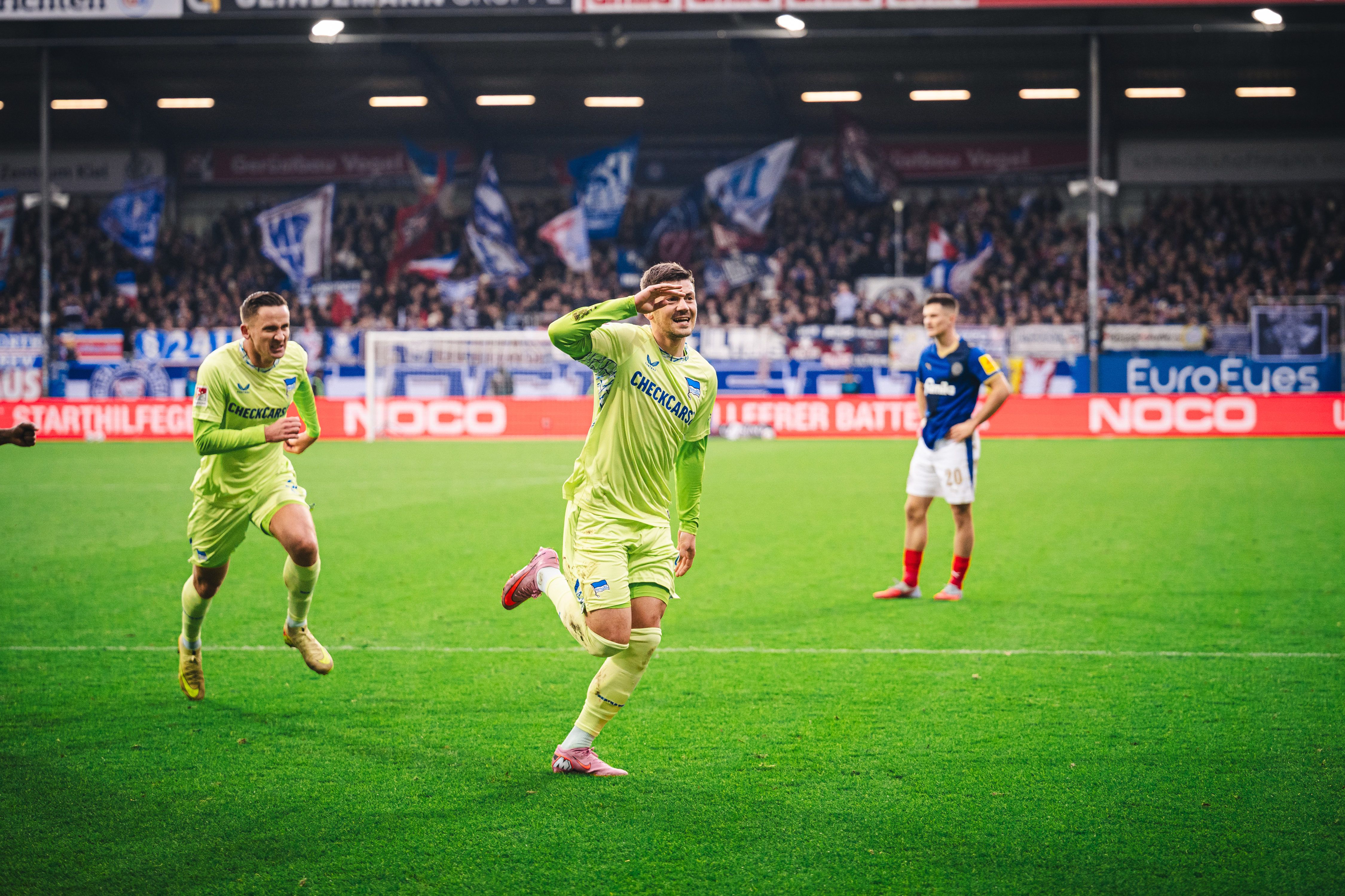 Ein Tor reicht: Hertha BSC ist auch von Holstein Kiel nicht zu stoppen