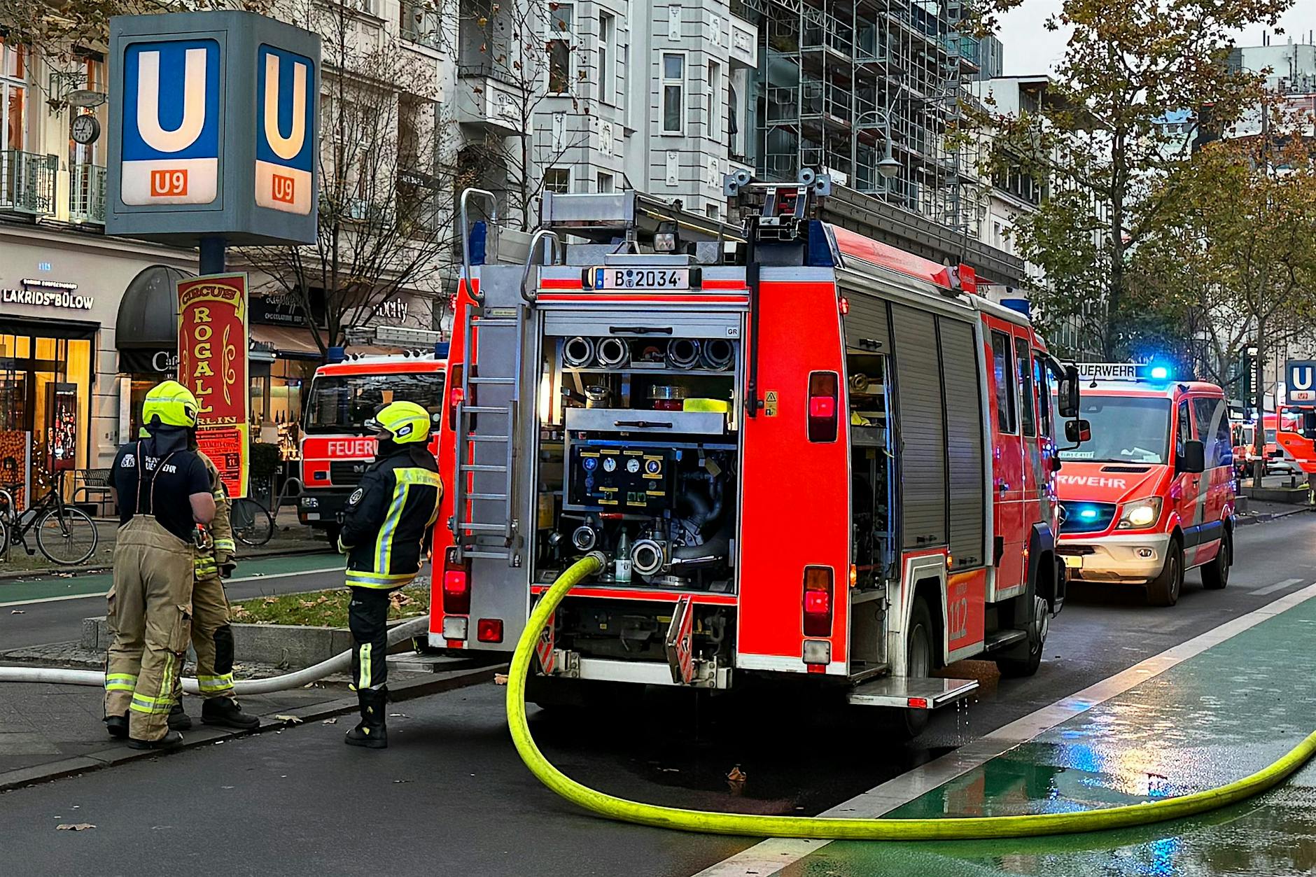 Nach Brand in U-Bahnhof Schloßstraße: U9 weiter unterbrochen!