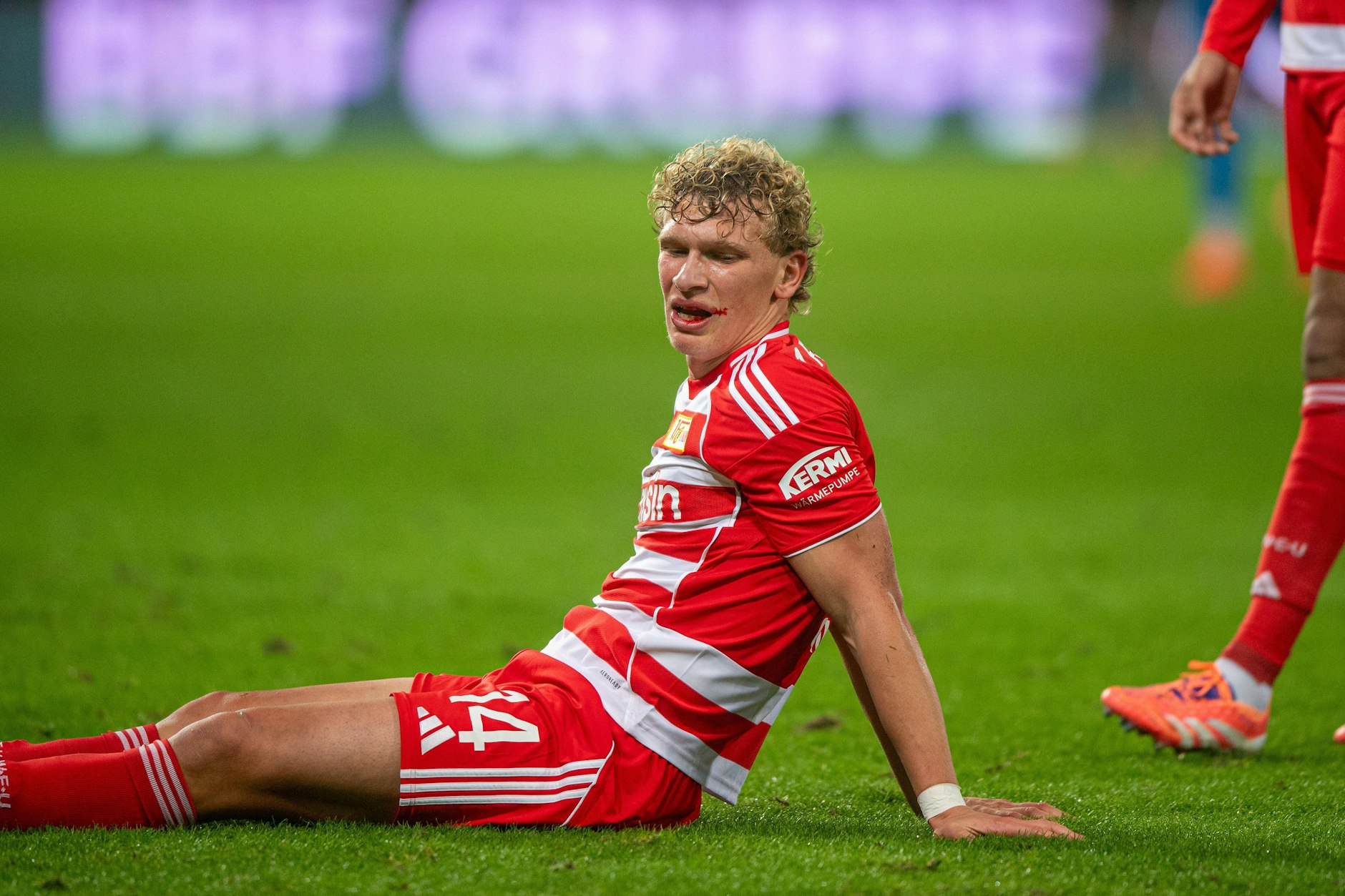 Leopold Querfeld kassierte mit dem 1. FC Union Berlin eine ganz bittere Niederlage gegen den 1. FC Heidenheim.