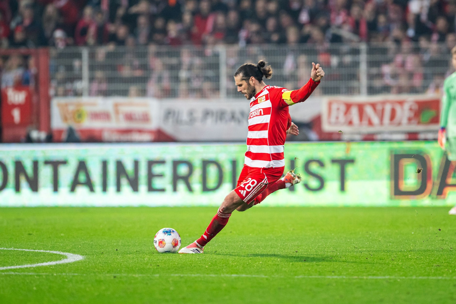 Christopher Trimmel vom 1. FC Union Berlin fiel gegen Heidenheim immer wieder mit präzisen Bällen auf.