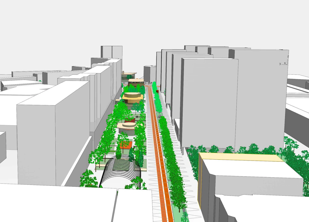 Kiezküche, Wintergarten, Markthalle: Das ist der neue Plan für die Leipziger Straße in Mitte