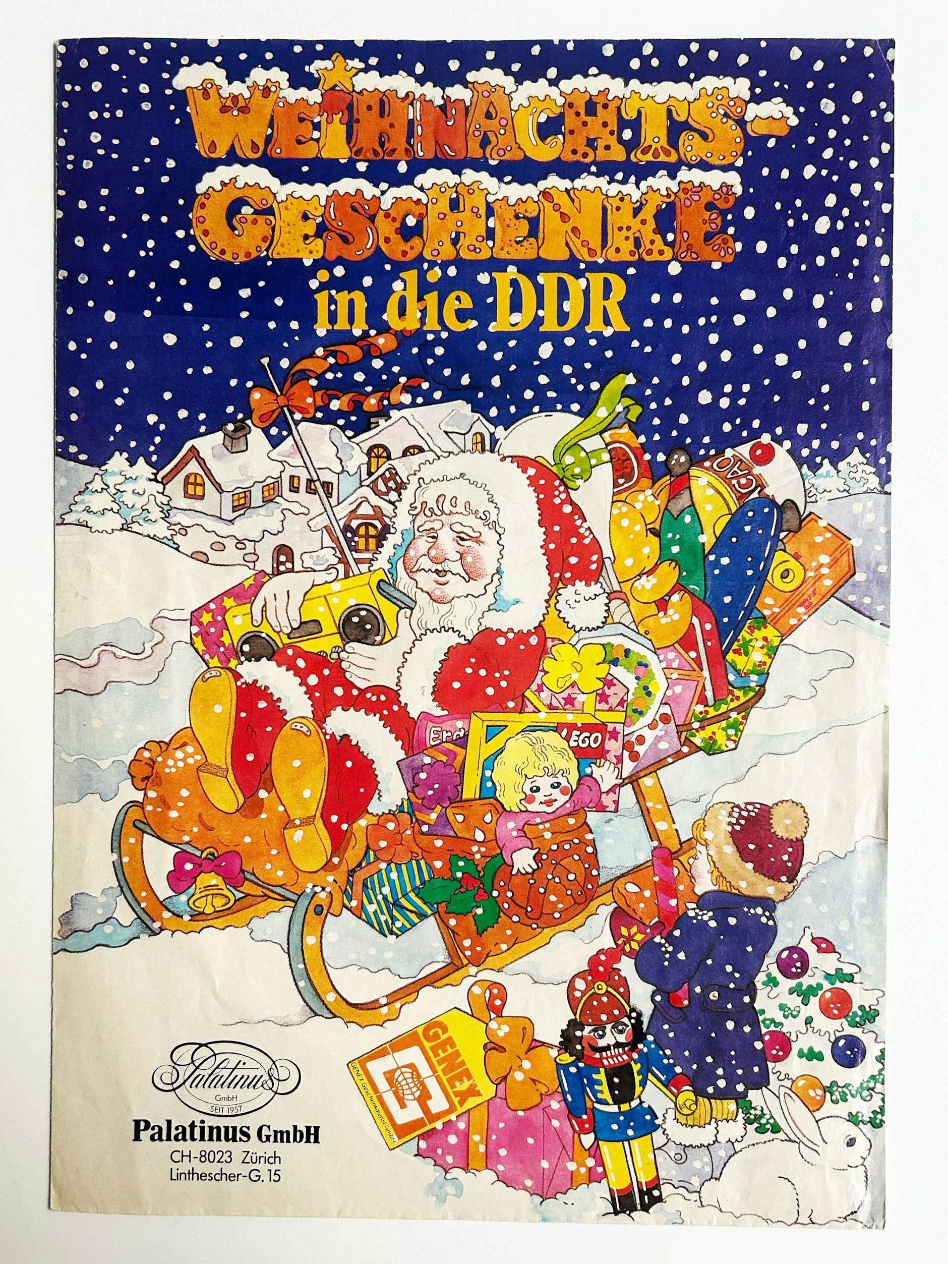 Vom Genex-Katalog gab es in der DDR sogar eine Weihnachtsausgabe – hier konnten die Menschen im Osten auf Geschenke ihrer Westverwandten zum Fest hoffen.