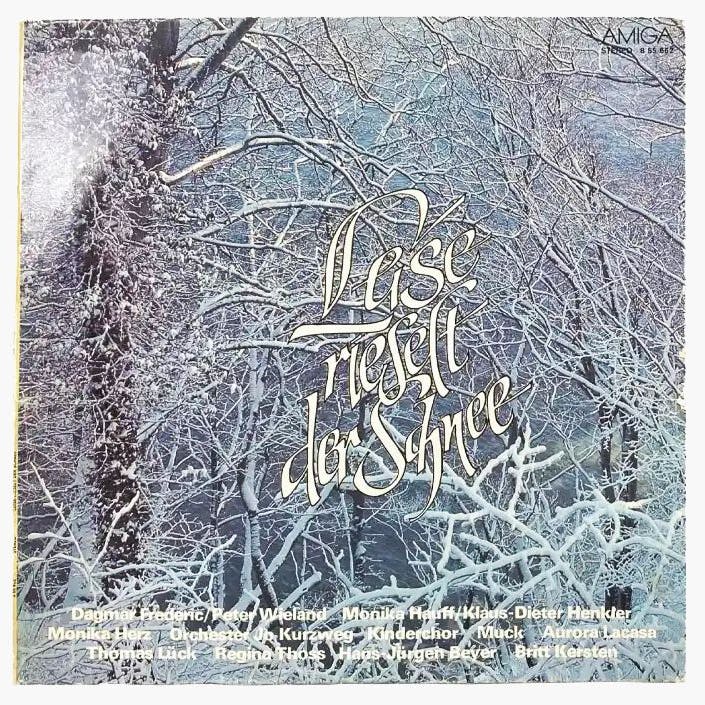 Die Schallplatte „Leise rieselt der Schnee“ sorgte auf den Plattenspielern der DDR für winterliche Stimmung.