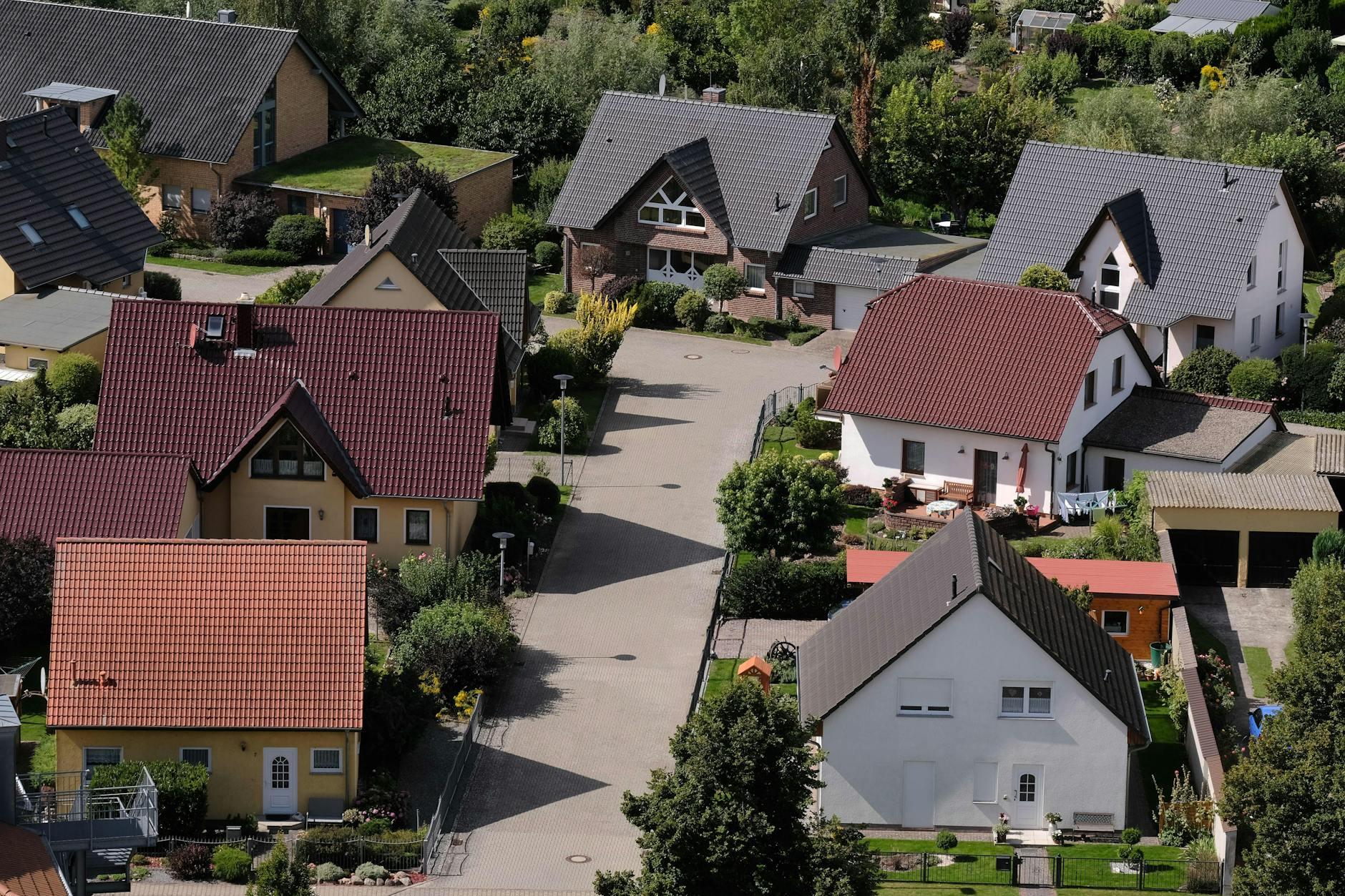 Diese Siedlung in Prenzlau Uckermark könnte ab 2027 mit Geothermie beheizt werden.