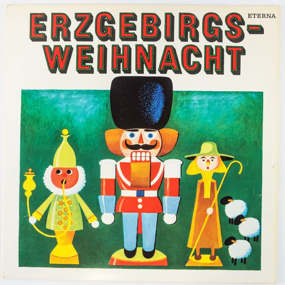 Das Erzgebirge ist die Wiege der Weihnacht, viele Traditionen aus der Region bestimmten das Weihnachtsfest in der DDR. Klar, dass es auch die passende Platte gab.