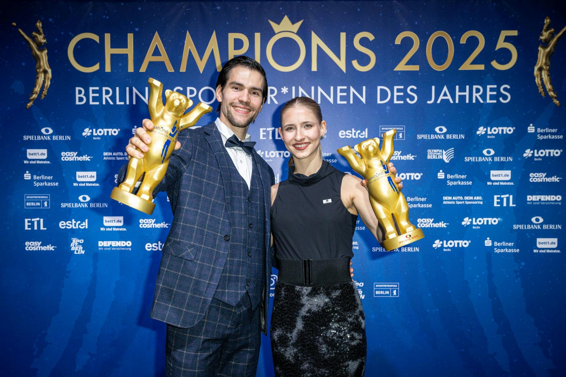 Nikita Volodin (26) und Minerva-Fabienne Hase (26) wurden als Berliner Sportler beziehungsweise Sportlerin des Jahres ausgezeichnet.