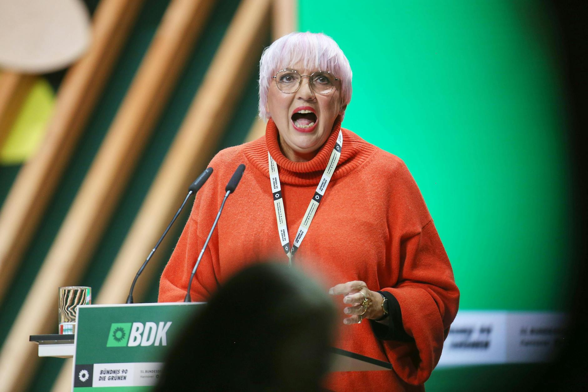 Bundesdelegiertenkonferenz Bündnis 90/Die Grünen: Claudia Roth
