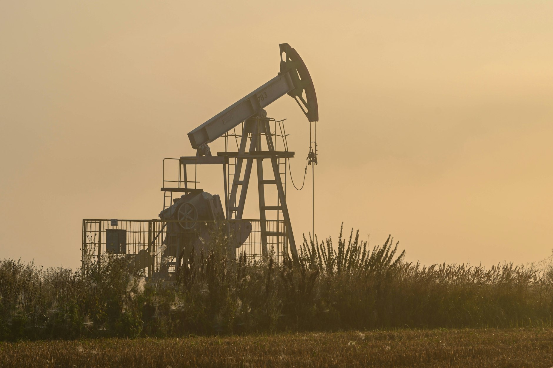 Eine Ölpumpe in Russland (Symbolbild)