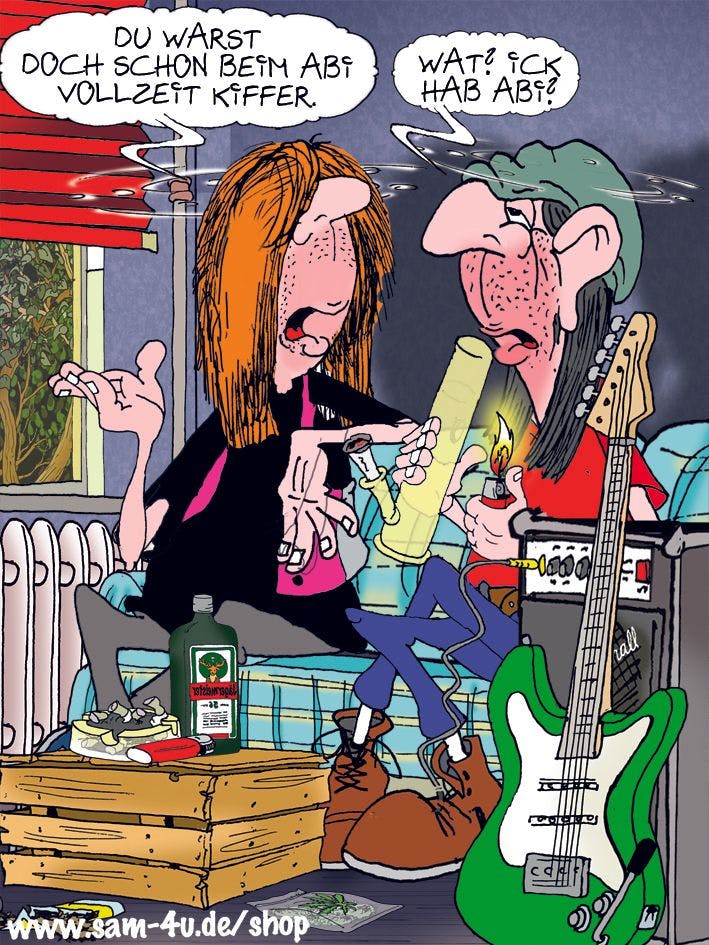 Der Cartoon des Tages kommt auch heute von unserem Zeichner Sam Paff aus Berlin.