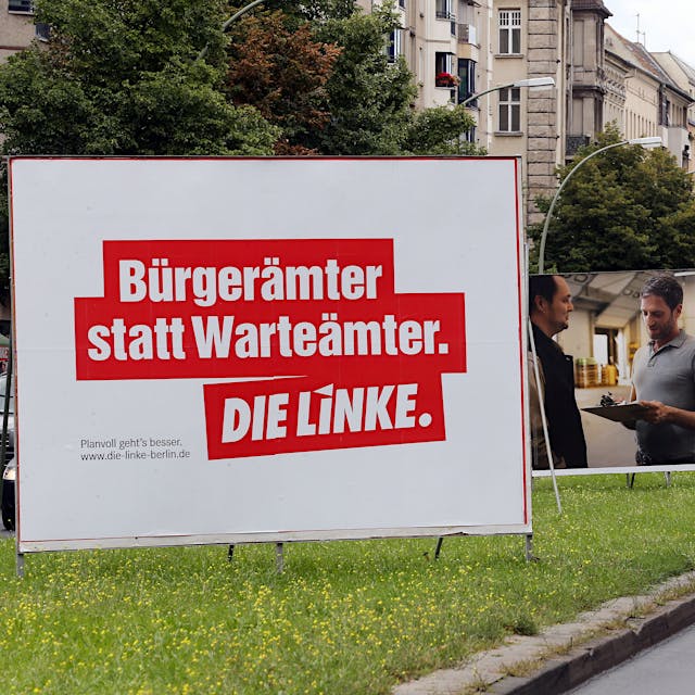 Papierverschwendung! Die Linke fordert Obergrenze für Wahlplakate in Berlin