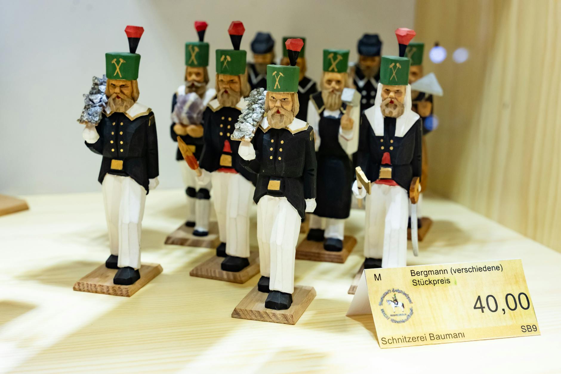 Bergmänner aus der Hand von Schnitzer Manfred Baumann.