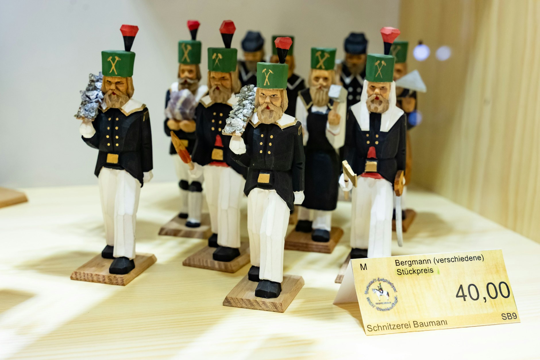 Bergmänner aus der Hand von Schnitzer Manfred Baumann.