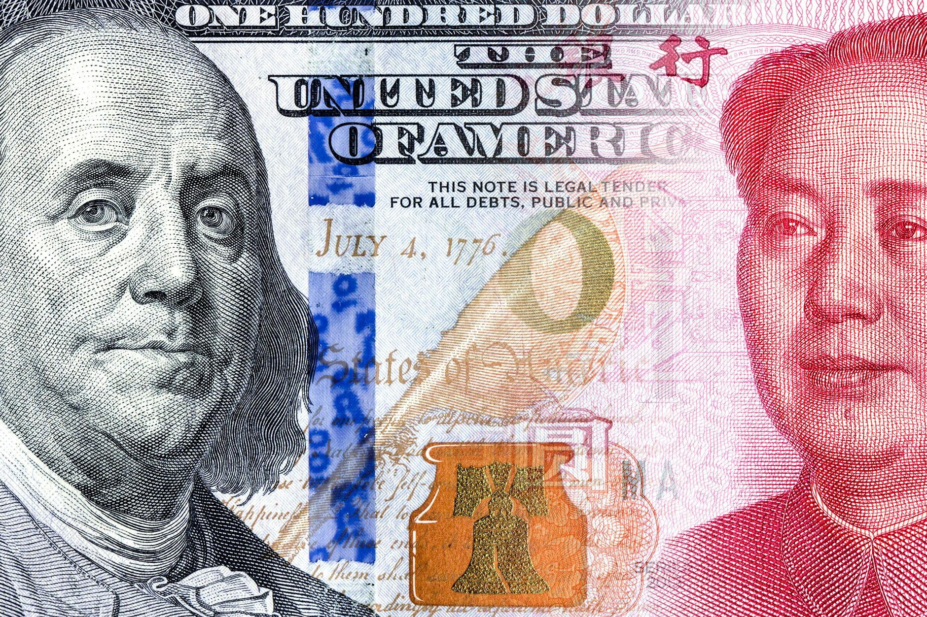 Der chinesische Renminbi nimmt dem US-Dollar Marktanteile ab.