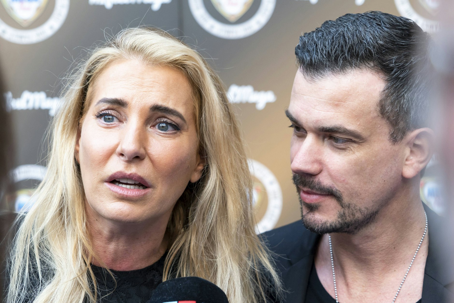 Giulia Siegel mit ihrem Freund Ludwig Heer.