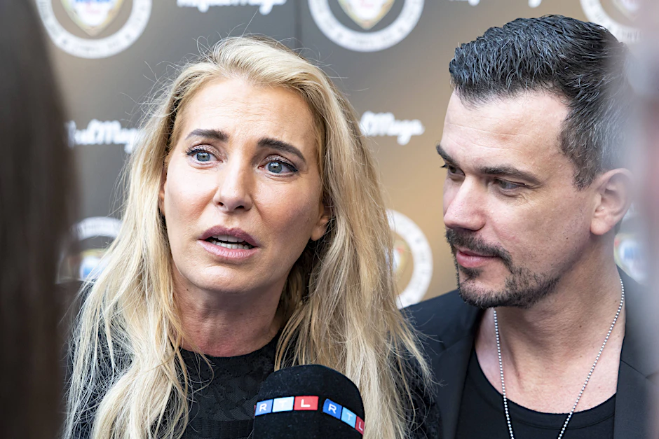 Giulia Siegel mit ihrem Freund Ludwig Heer.