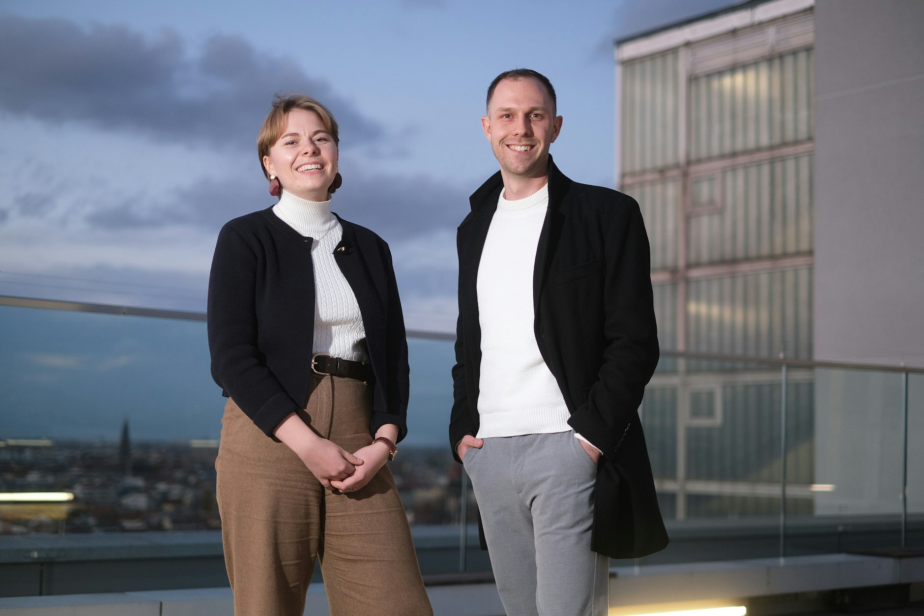 Beatrice von Braunschweig und Richard Künzel sind zwei von drei Co-Gründern der Studienstiftung des Ostens.