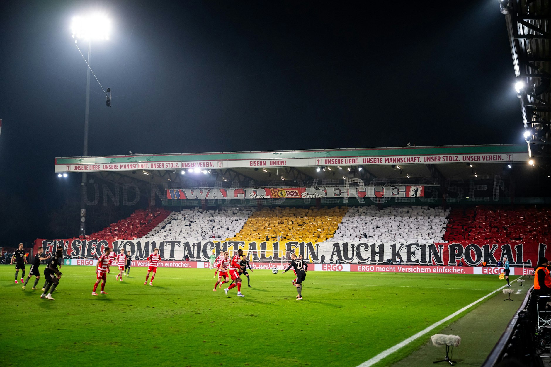Die Fans des 1. FC Union Berlin zeigten mal wieder eine tolle Choreografie.