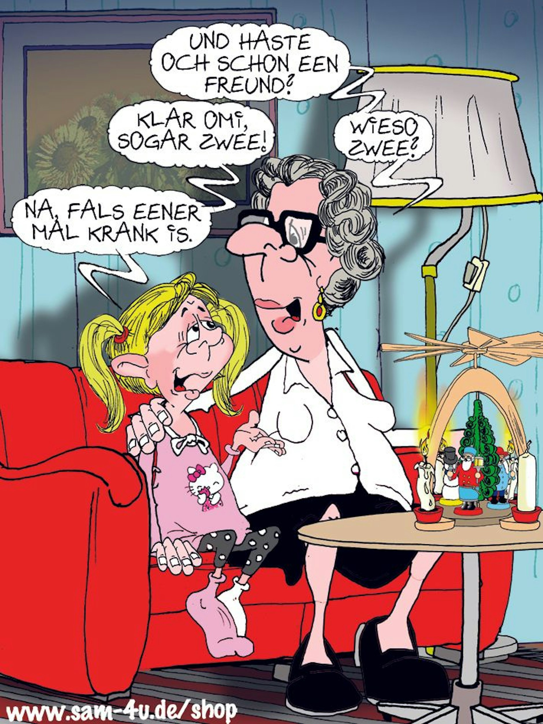 Der Cartoon des Tages kommt jeden Tag von unserem Zeichner Sam Paff aus Berlin. Mit seinem Berliner Humor starten Sie gut in den Tag!