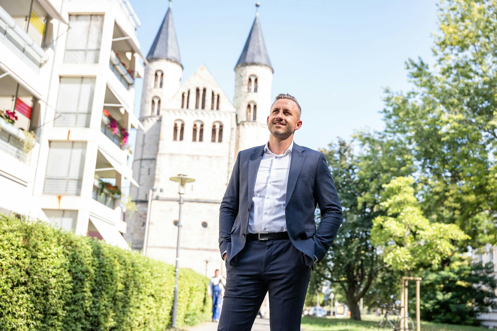 AfD-Spitzenkandidat Ulrich Siegmund in Magdeburg