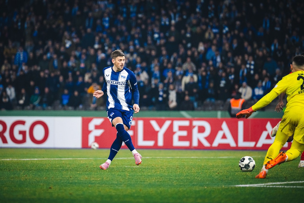 Hertha BSC: Punkte mit dem Team sind Dawid Kownacki wichtiger als eigene Tore