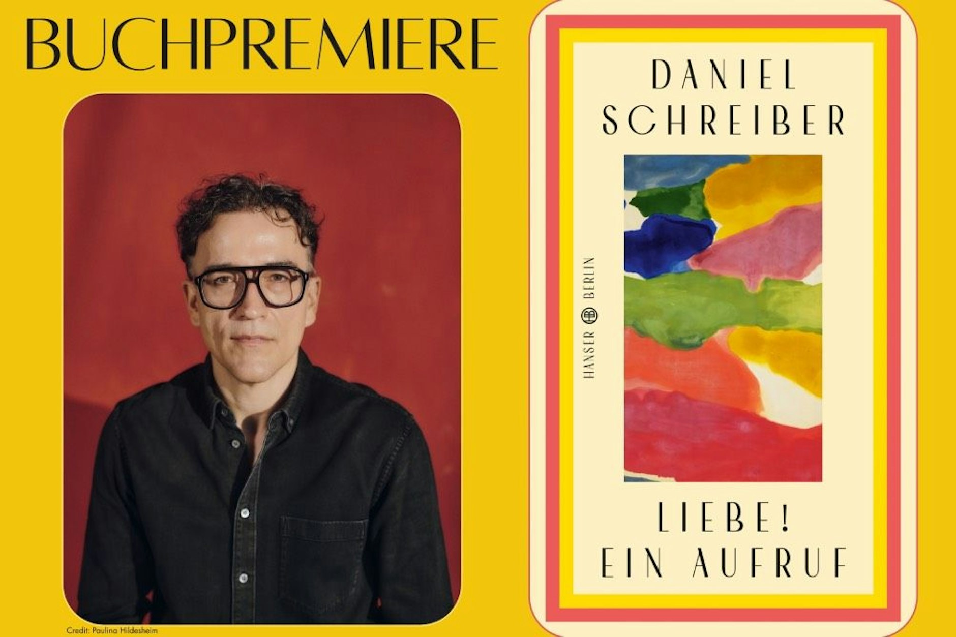 Daniel Schreiber und sein neu erschienenes Buch „Liebe! Ein Aufruf“