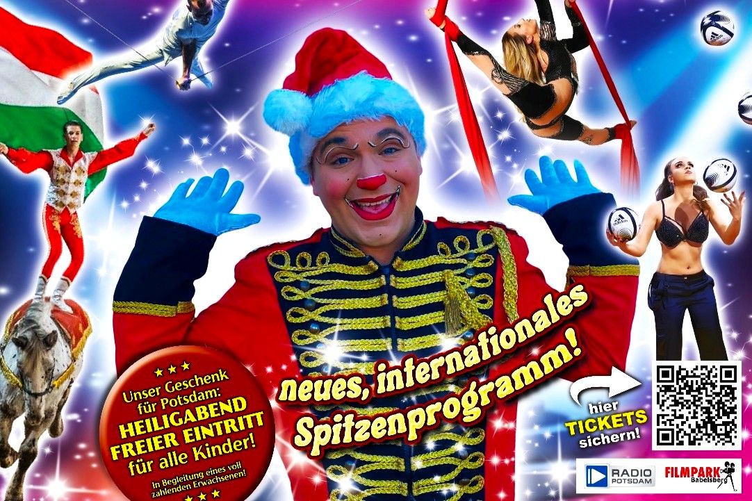 Image - Potsdamer Weihnachtscircus 20.12.-5.1.2026 | Tickets!