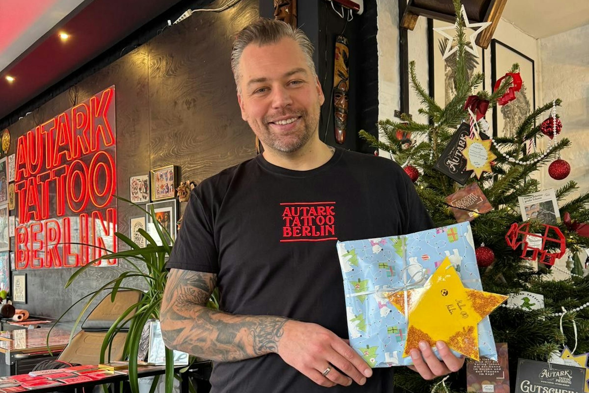 Florian Riffel sammelt Spenden für Kinder in Notsituationen.