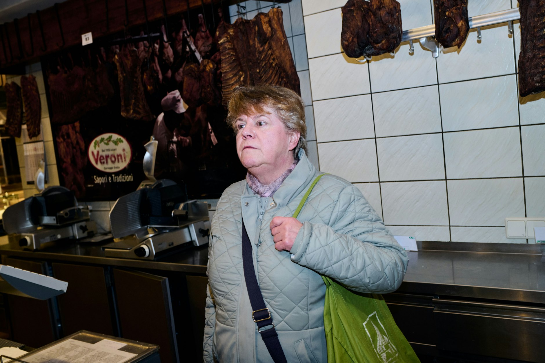 Bärbel Pross (64) aus Berlin Charlottenburg hat von 1980 bis 1986 an der Wursttheke bei Rogacki gearbeitet.