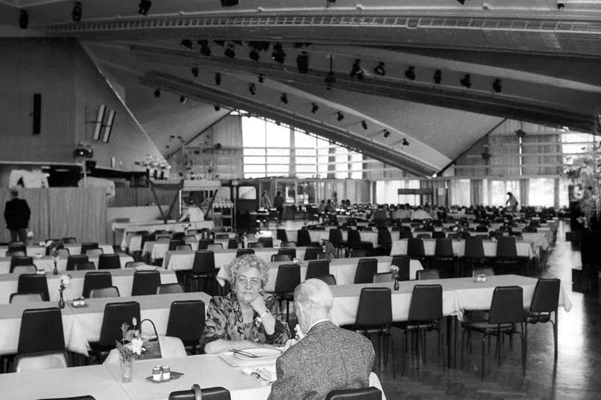 So sah es im Innern der Gaststätte Ahornblatt aus.