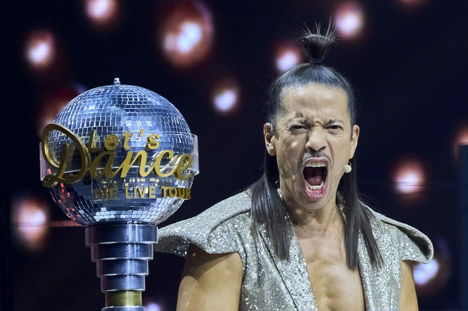 Jorge González, wie er leibt und lebt, hier bei einem Auftritt in der ZAG-Arena Hannover letzte Woche