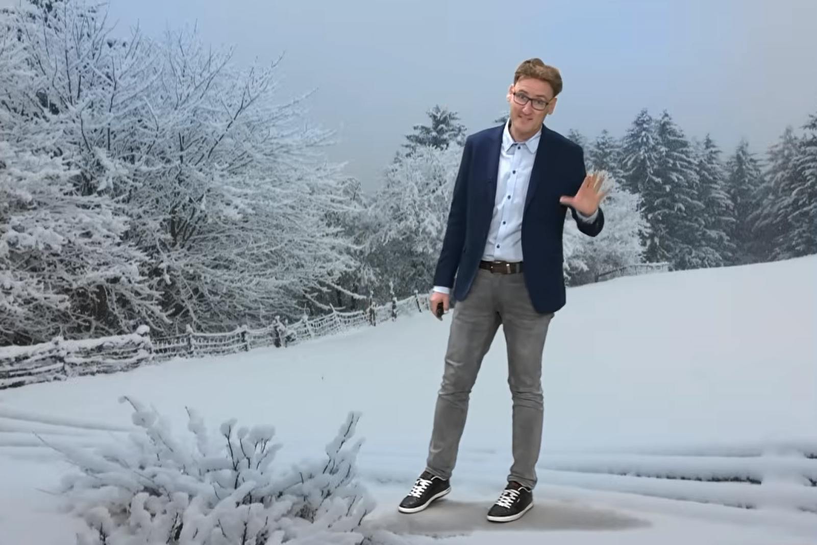 Kommt noch Schnee zu den Feiertagen: Dominik Jung schließt weiße Weihnachten nicht aus.