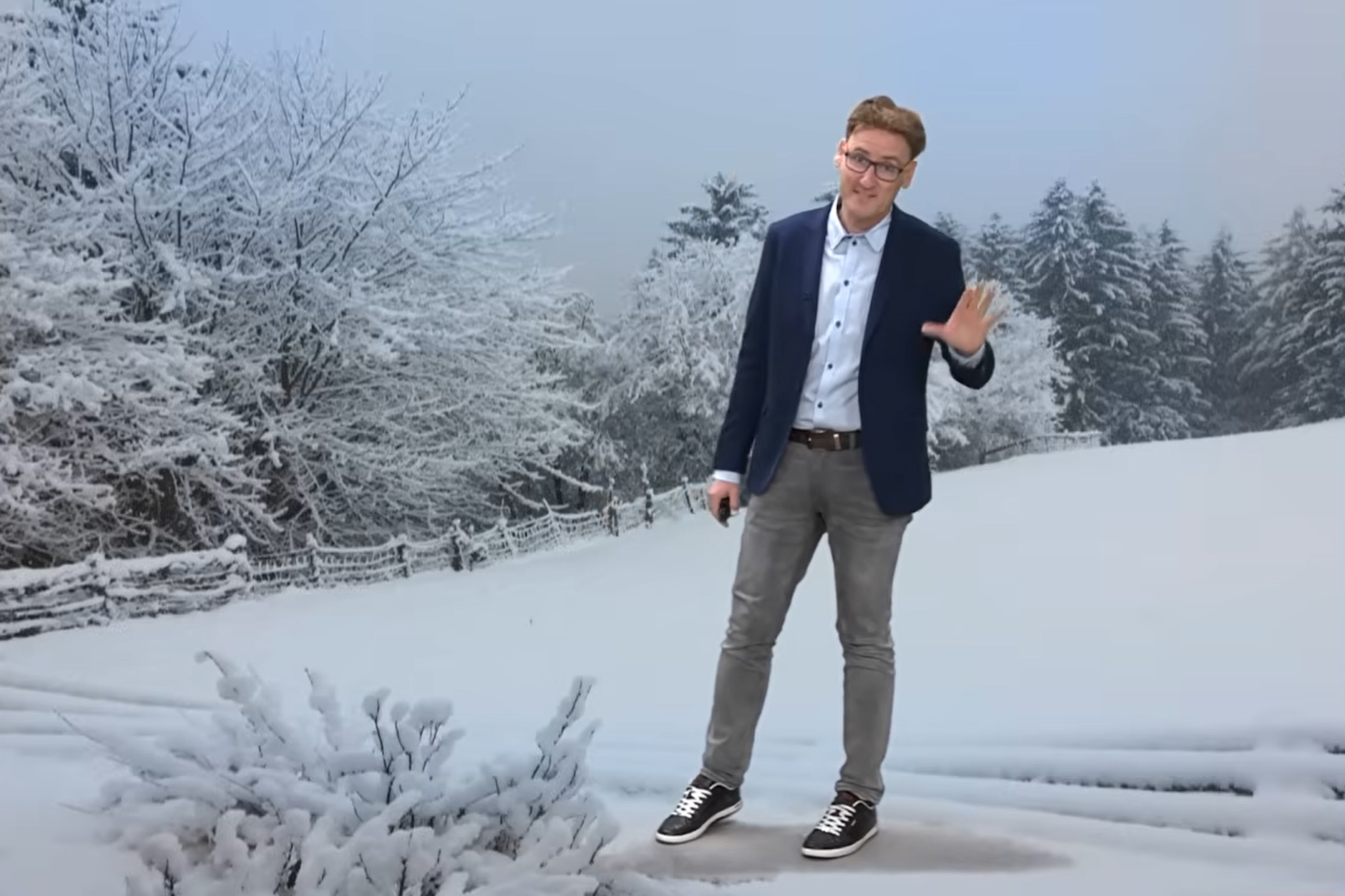 Kommt noch Schnee zu den Feiertagen: Dominik Jung schließt weiße Weihnachten nicht aus. 