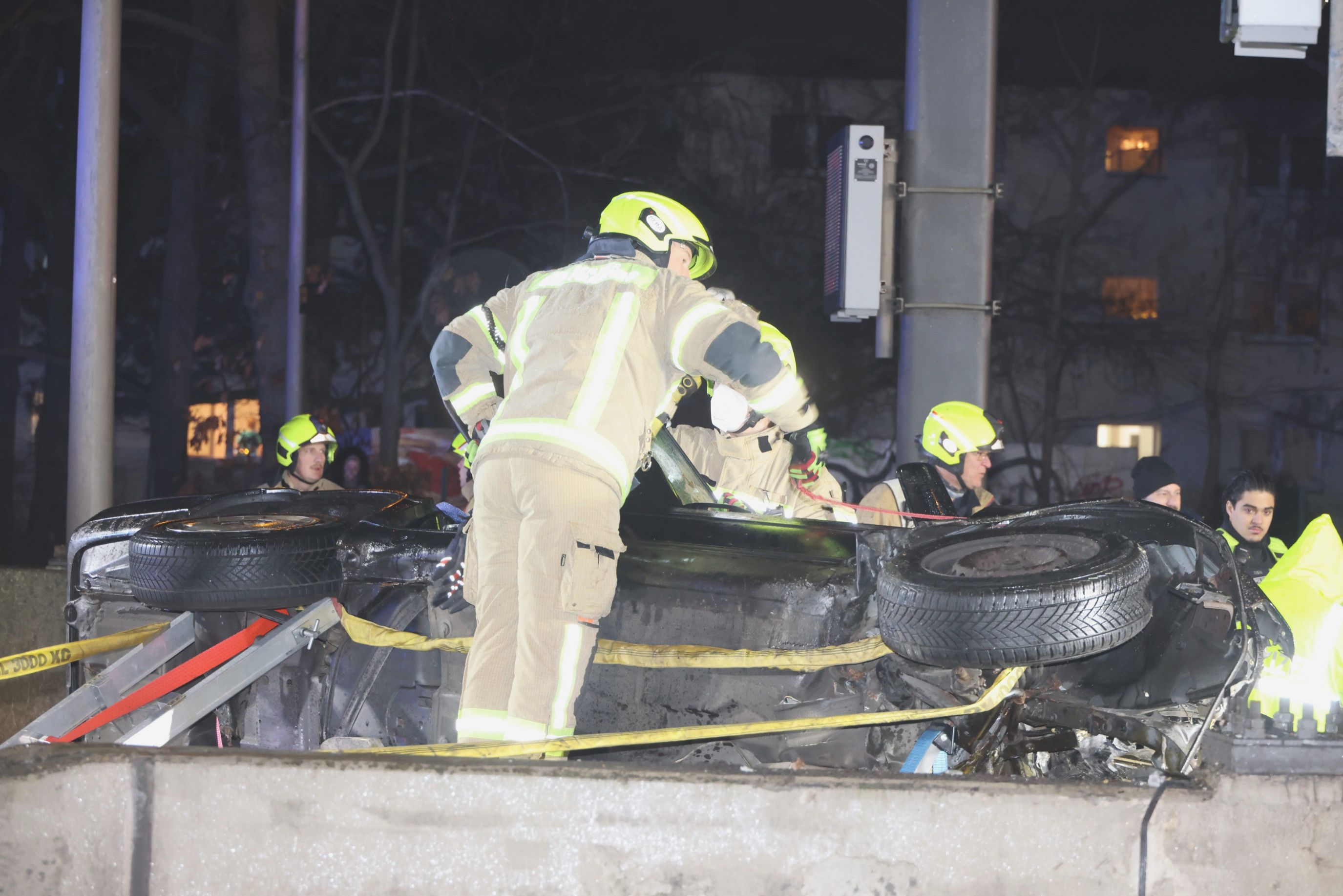 Image - Chaos auf der A111: Nach einem Unfall ist die Autobahn bis heute Nachmittag gesperrt