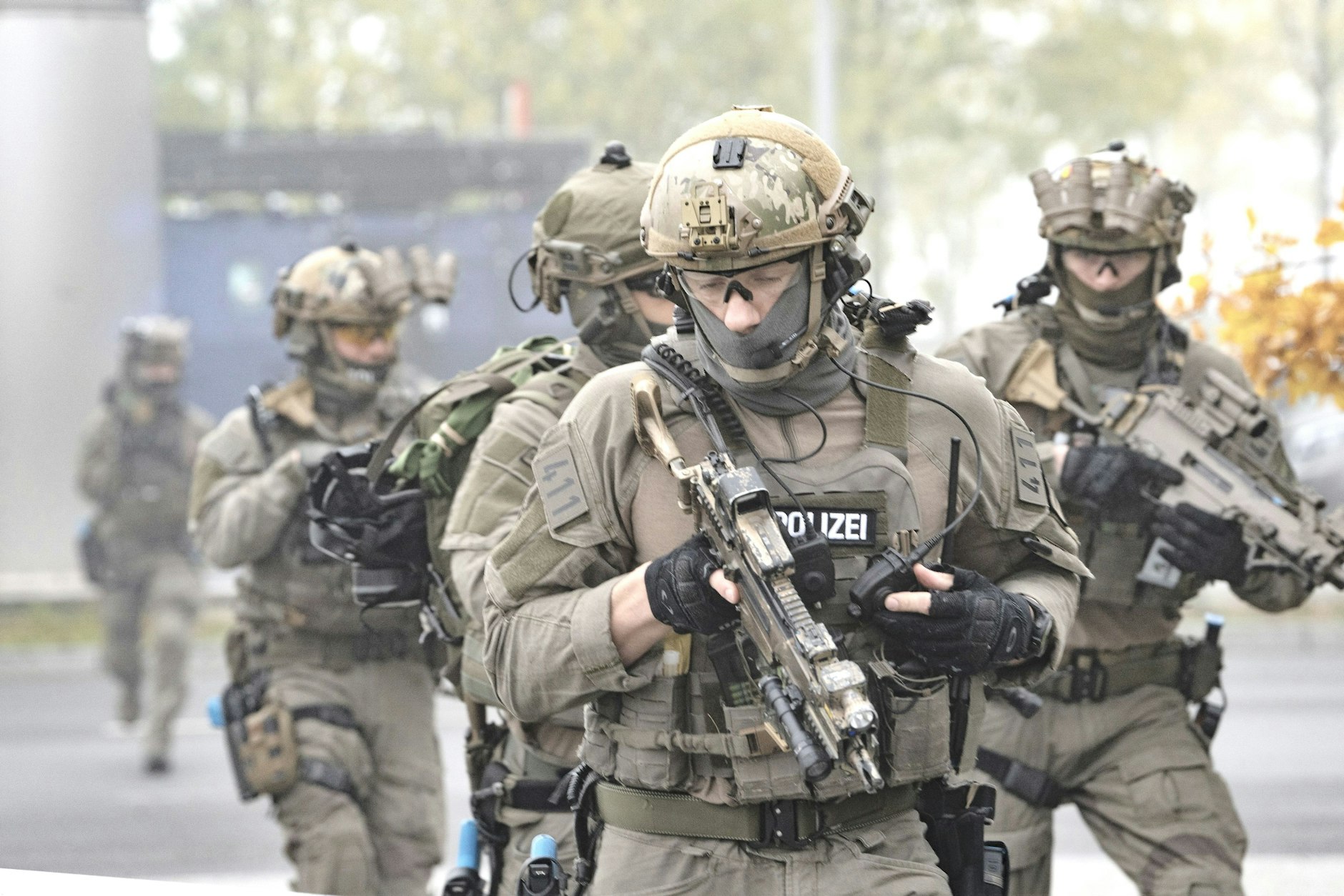 Die Antiterroreinheit GSG 9: Sie stürmten im vergangenen Jahr ein Grundstück in Sachsen.