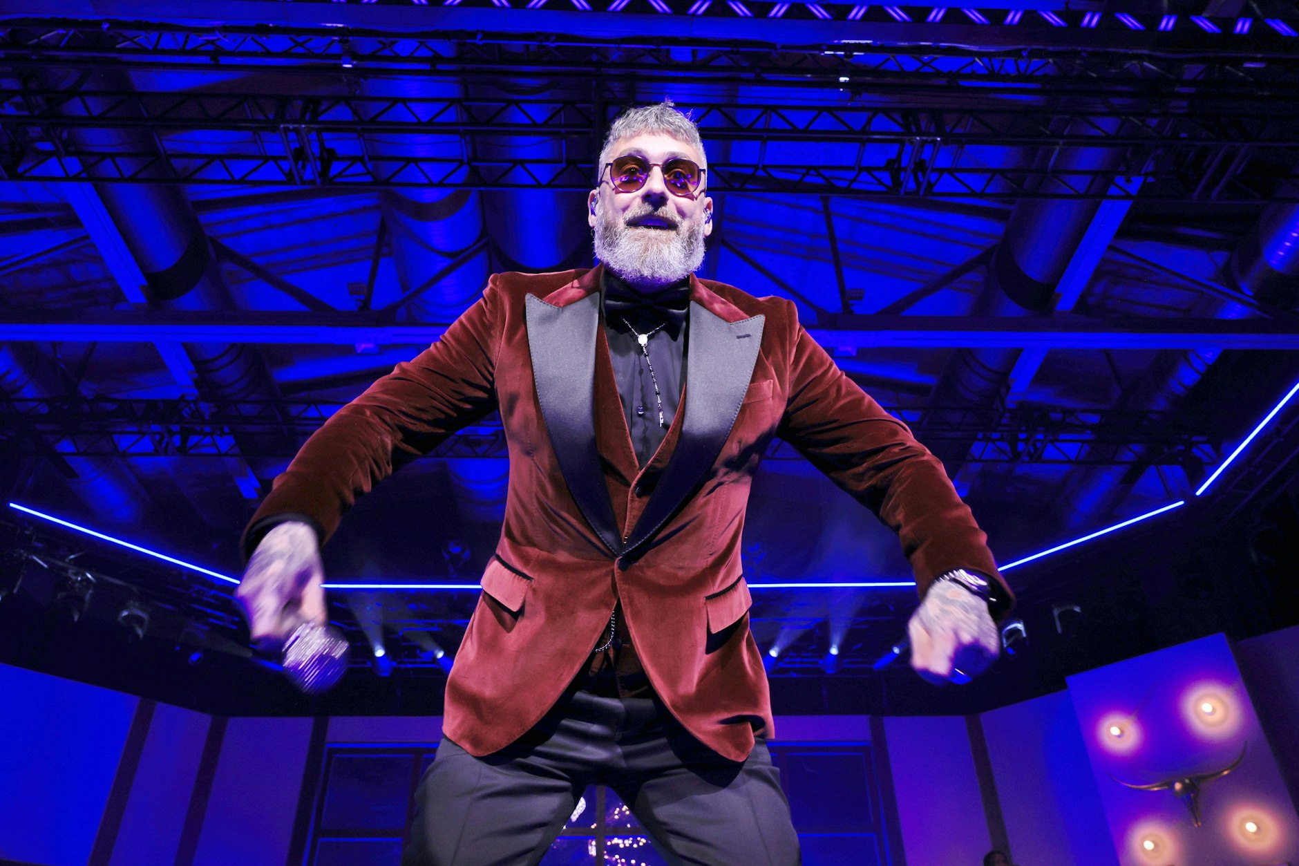 Sido bei seiner Weihnachtsshow am Samstag in der Columbiahalle.